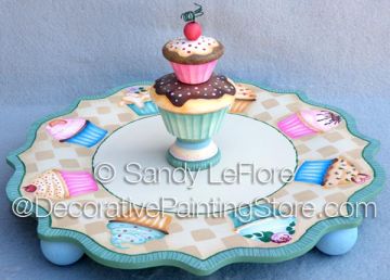 Plate Your Cupcakes ePattern - Sandy LeFlore - PDF DOWNLOAD